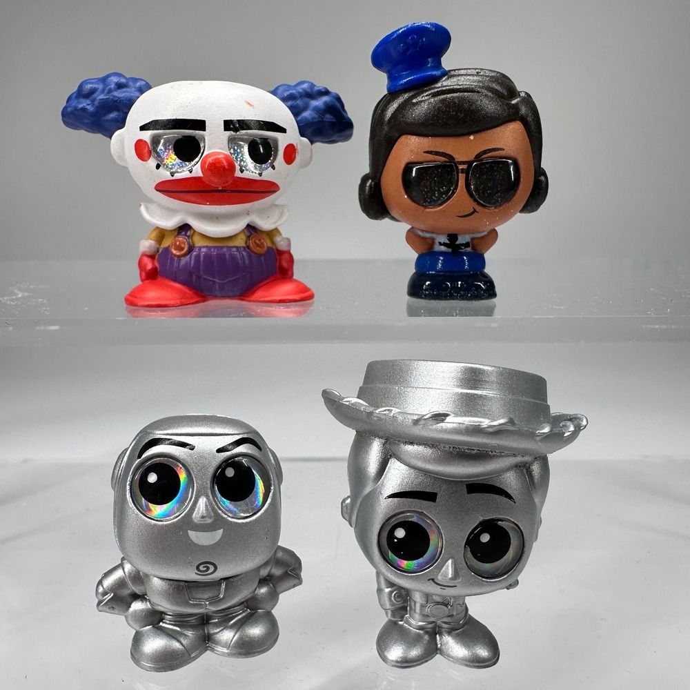 Disney Doorables Pixar TOY STORY EXCLUSIVES Giggle McDimples Woody Buzz Chuckles